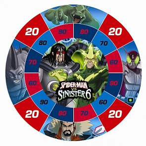 Набор для игры в дартс Marvel - Spider-man (Играем вместе, AJ110DTSPMsim)